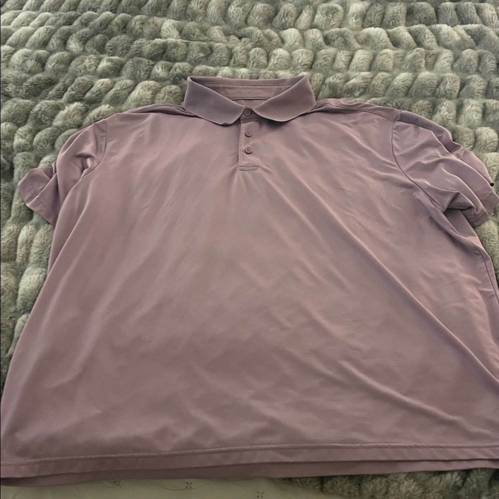 NWOT Member's Mark Men's Purple Polo Shirt